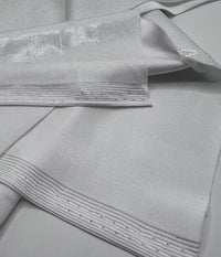 Silver Grey Shiny Foil Swimwear / Sportswear Fabric - T9 Fabrics