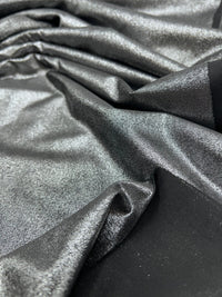 Silver Grey Shiny Foil Swimwear / Sportswear Fabric - T9 Fabrics