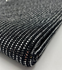 Silver Sequin Nylon Metallic Sparkle Stretch Fabric - T9 Fabrics