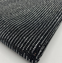 Silver Sequin Nylon Metallic Sparkle Stretch Fabric - T9 Fabrics