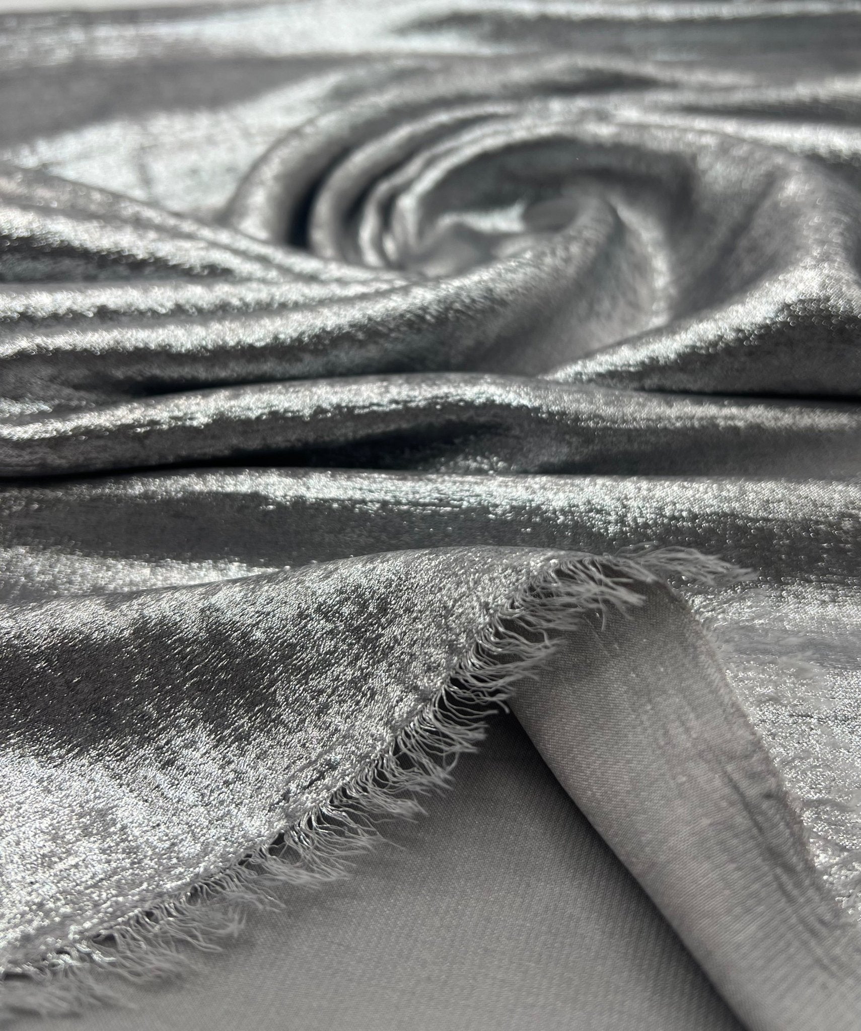 Silver Shimmer Lightweight Non Stretch Fabric - T9 Fabrics