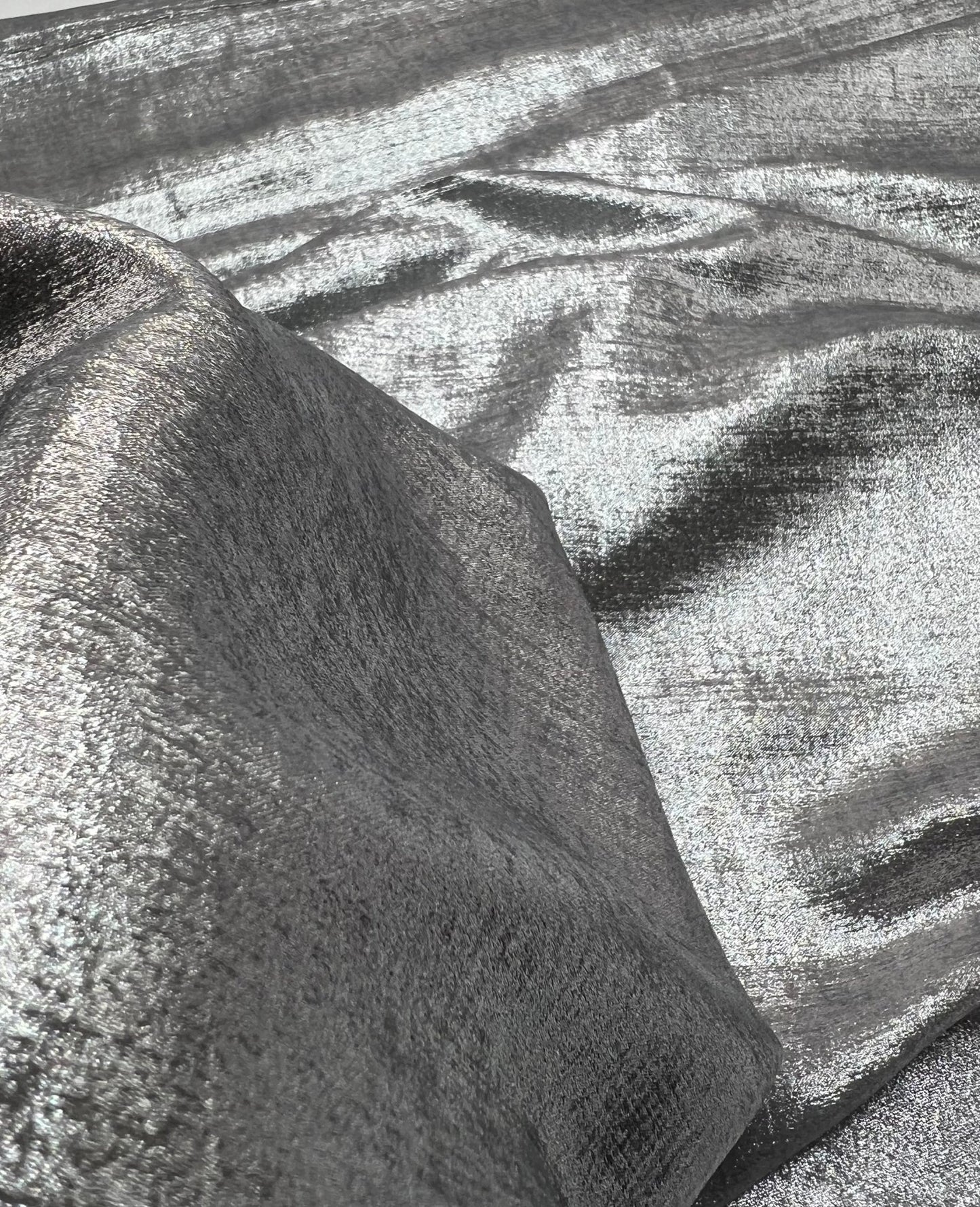 Silver Shimmer Lightweight Non Stretch Fabric - T9 Fabrics