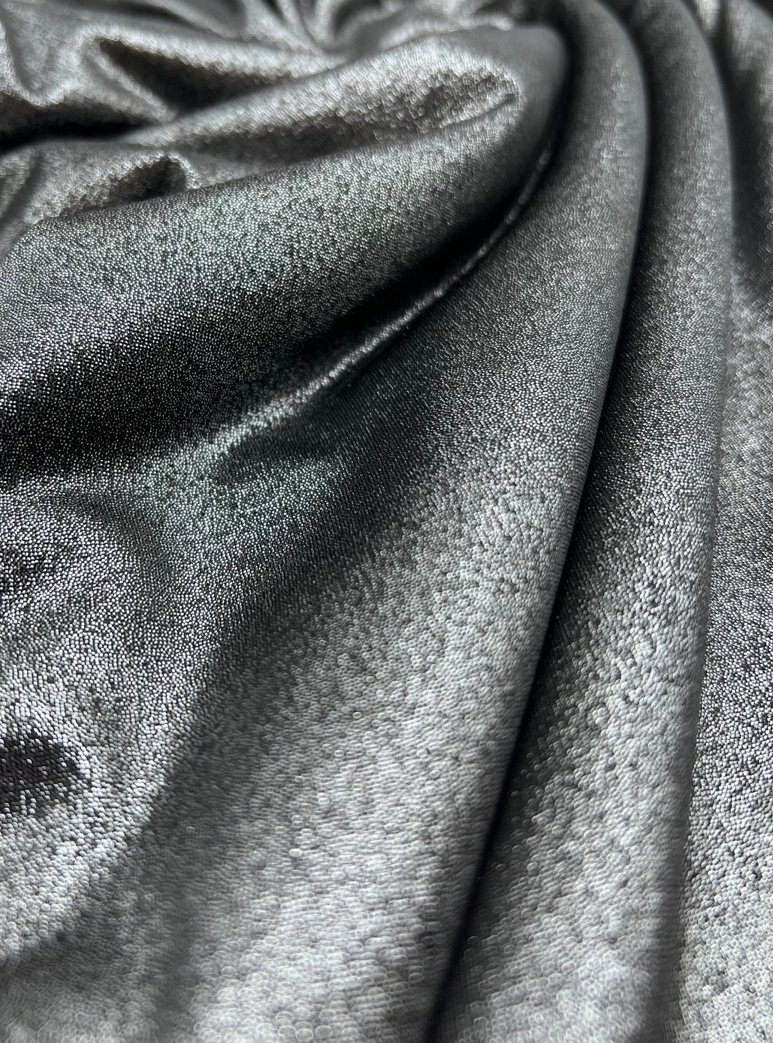 Silver Shimmer Soft Touch Stretch Fabric - T9 Fabrics