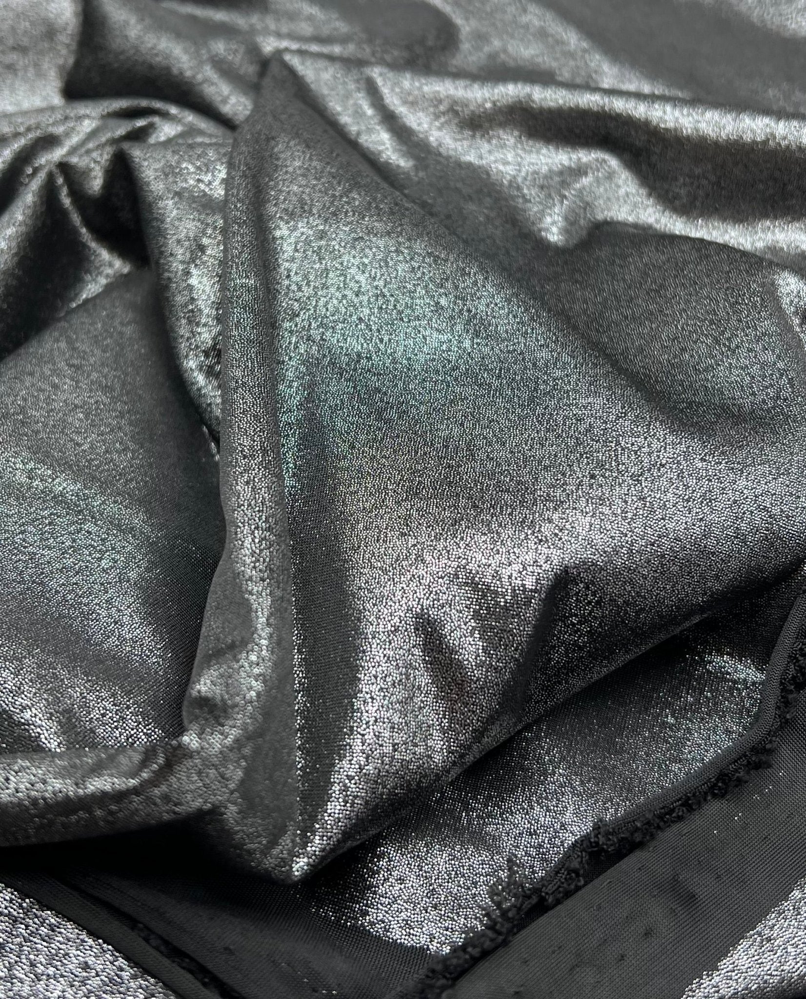 Silver Shimmer Soft Touch Stretch Fabric - T9 Fabrics