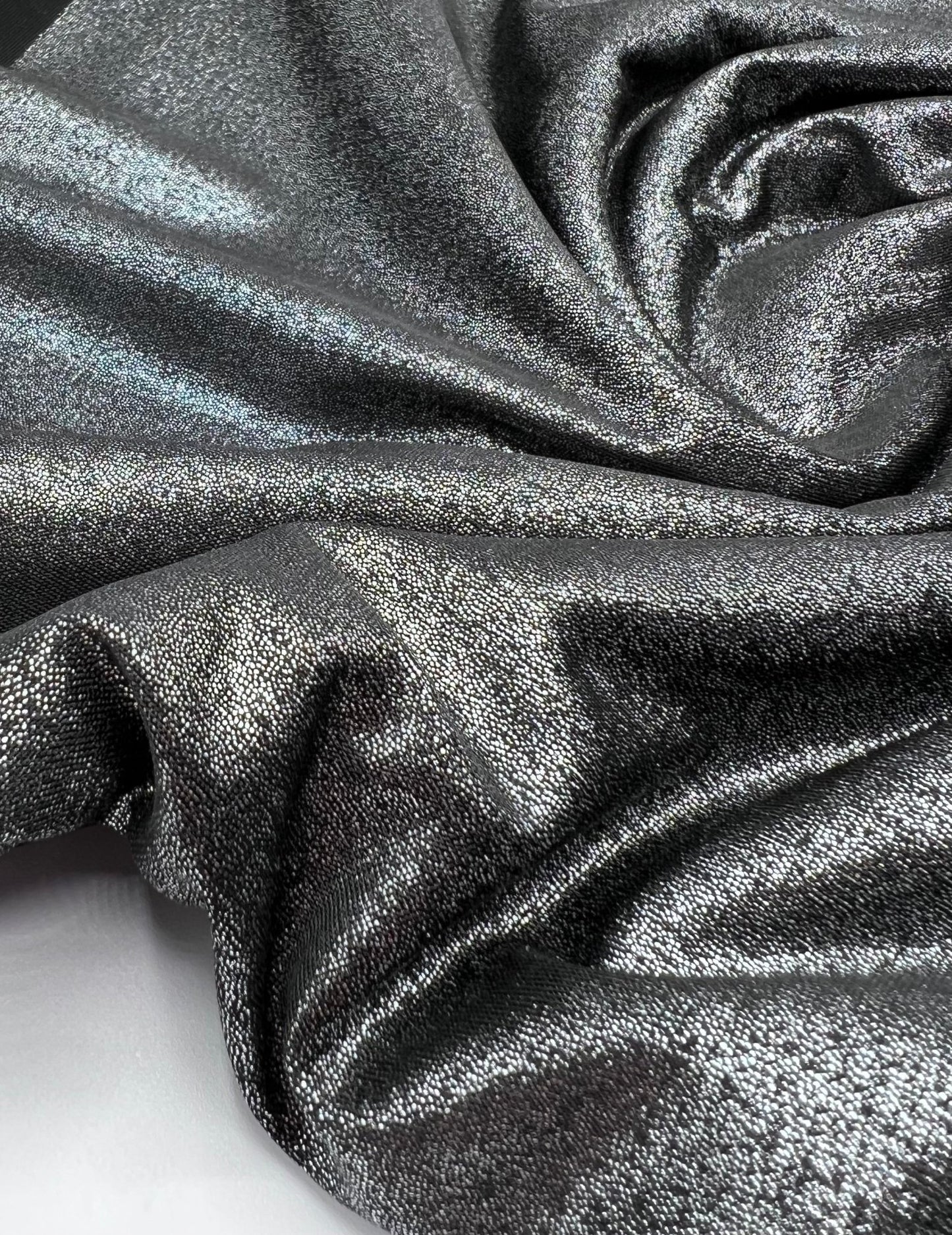 Silver Shimmer Soft Touch Stretch Fabric - T9 Fabrics