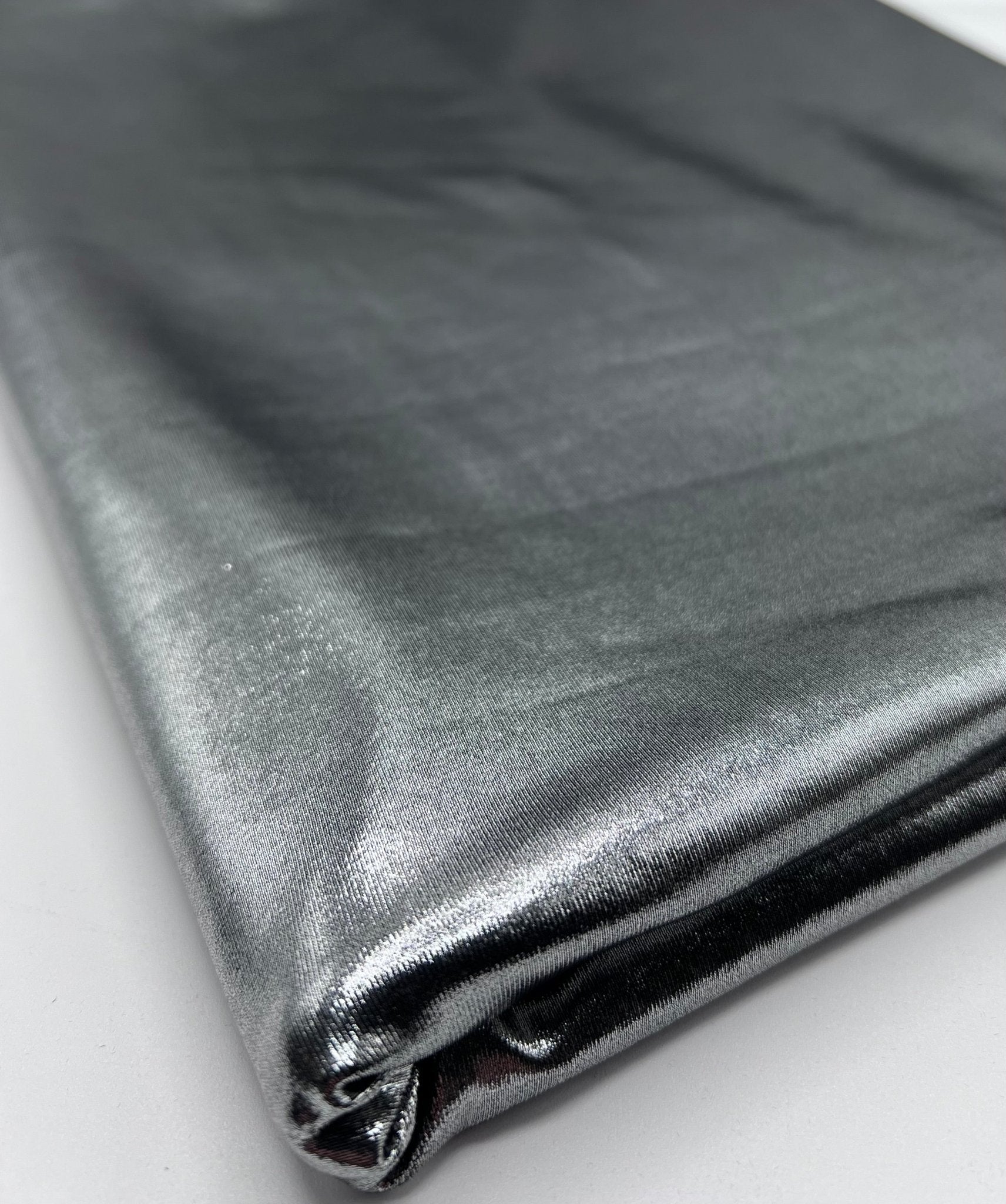 Silver Shiny Foil Swimwear / Sportswear Fabric - T9 Fabrics