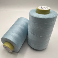 Sky Blue Sewing Thread Spun Polyester 120's Overlocking 5000 Yards - T9 Fabrics