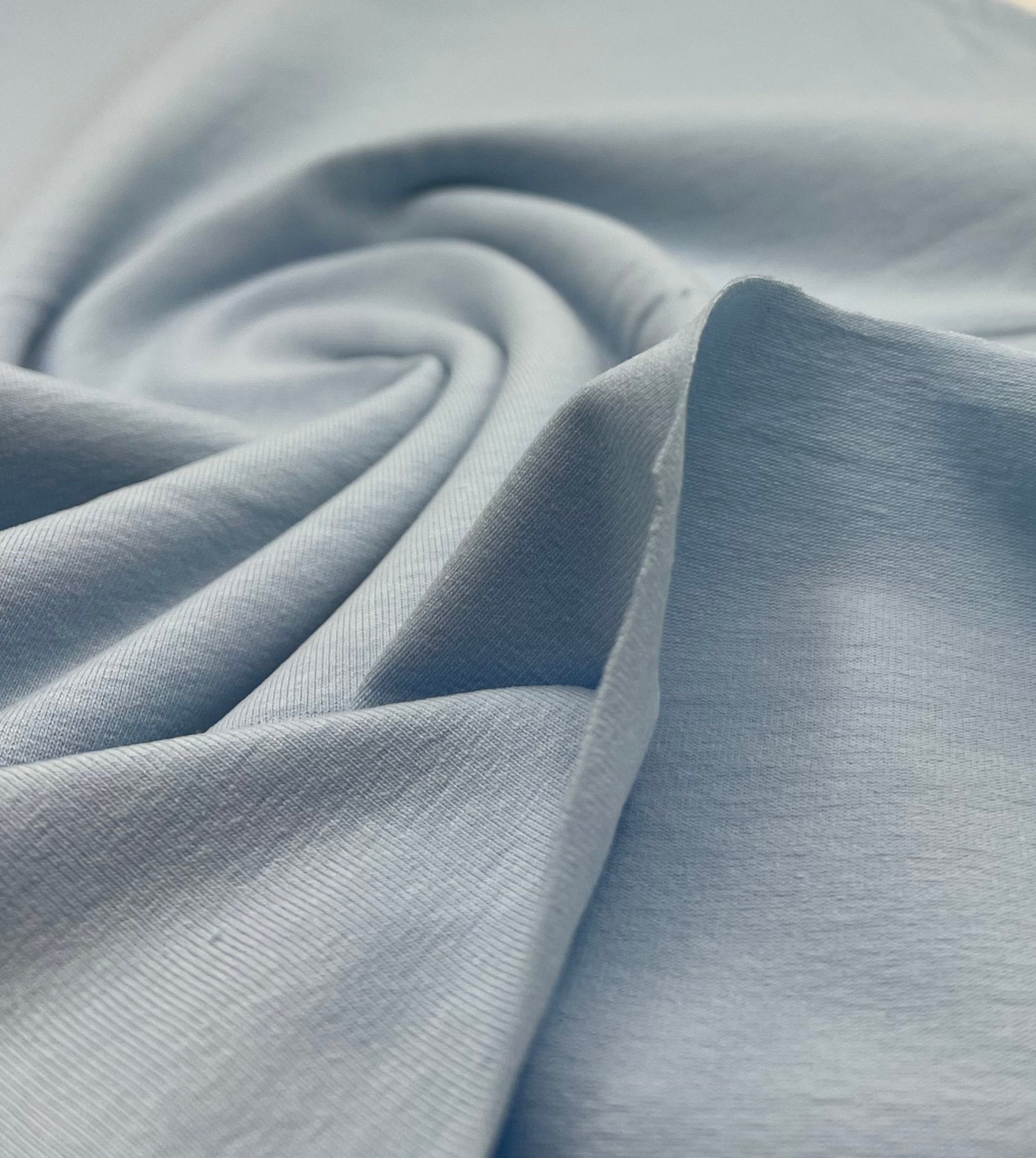 Sky Cotton Stretch Jersey 200 GSM 95/5 Lycra 4 Way Stretch - T9 Fabrics