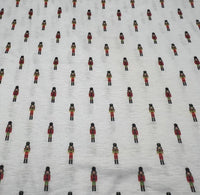Small Nutcrackers Print Soft Spun Poly Stretch Fabric - T9 Fabrics