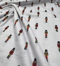 Small Nutcrackers Print Soft Spun Poly Stretch Fabric - T9 Fabrics