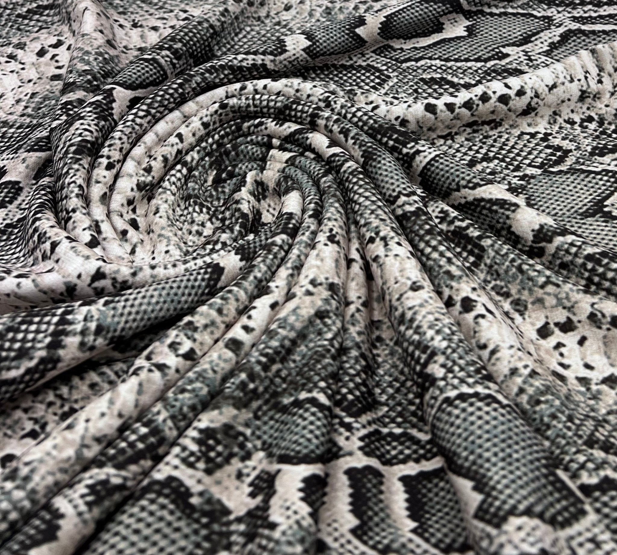 Snake Skin ITY Fabric - T9 Fabrics