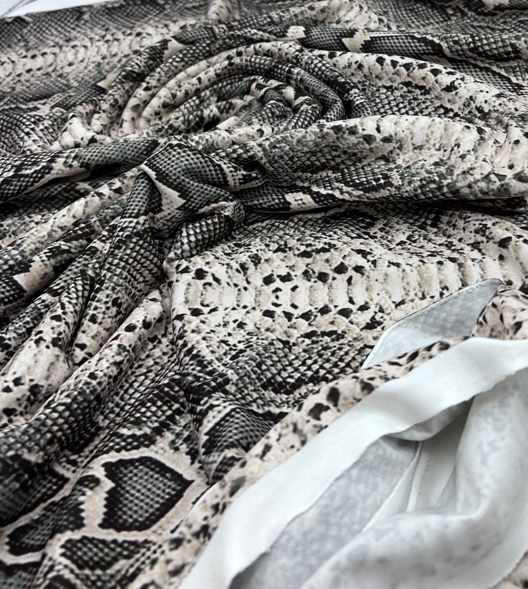 Snake Skin ITY Fabric - T9 Fabrics