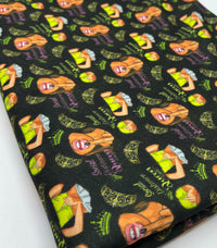 Social Distance Queen French Terry Loopback Fabric - T9 Fabrics