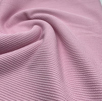 Soft Pink Crinkle Rib Stretch Fabric - T9 Fabrics