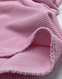 Soft Pink Crinkle Rib Stretch Fabric - T9 Fabrics