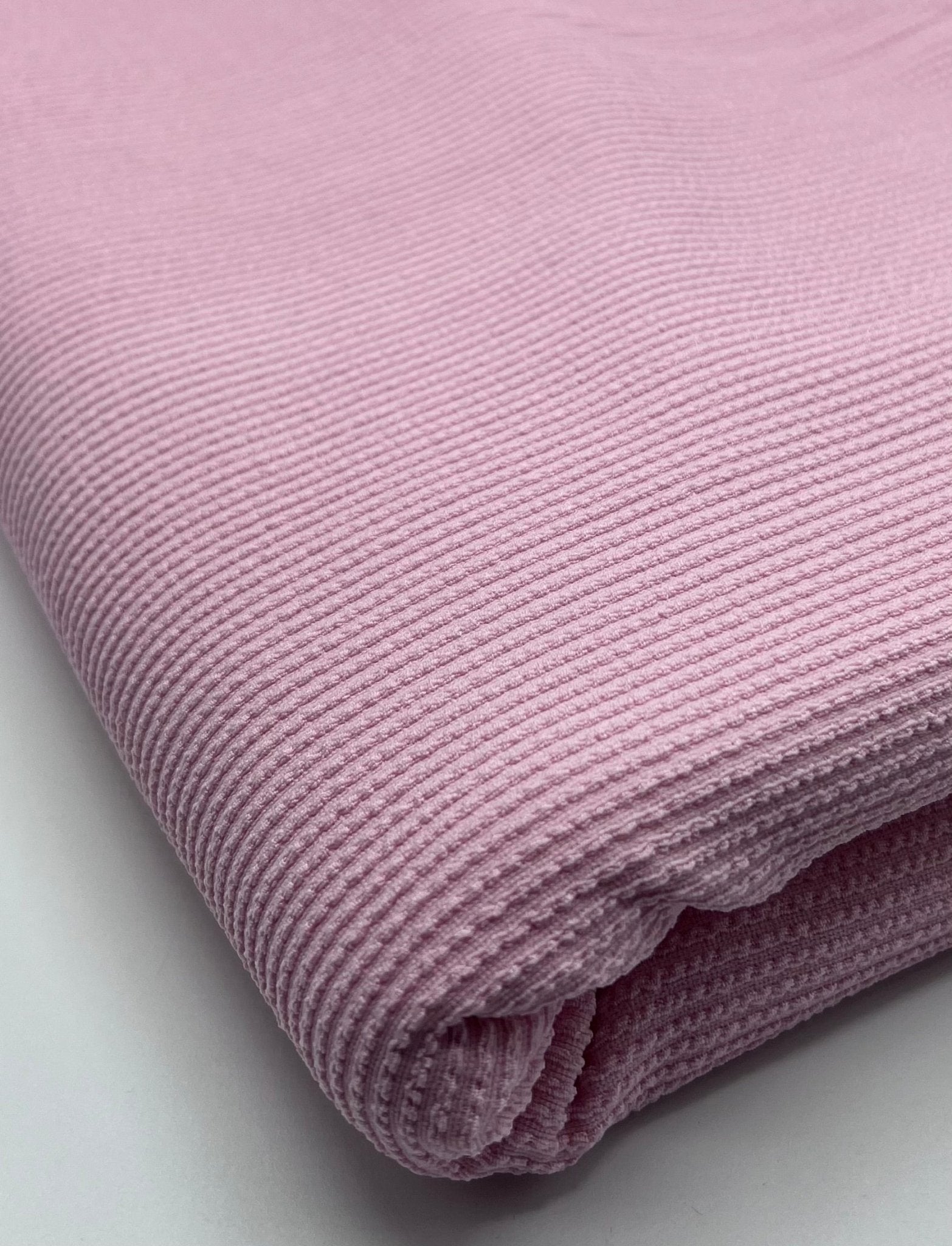 Soft Pink Crinkle Rib Stretch Fabric - T9 Fabrics