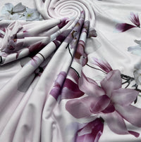 Soft Pink Floral ITY Fabric - T9 Fabrics