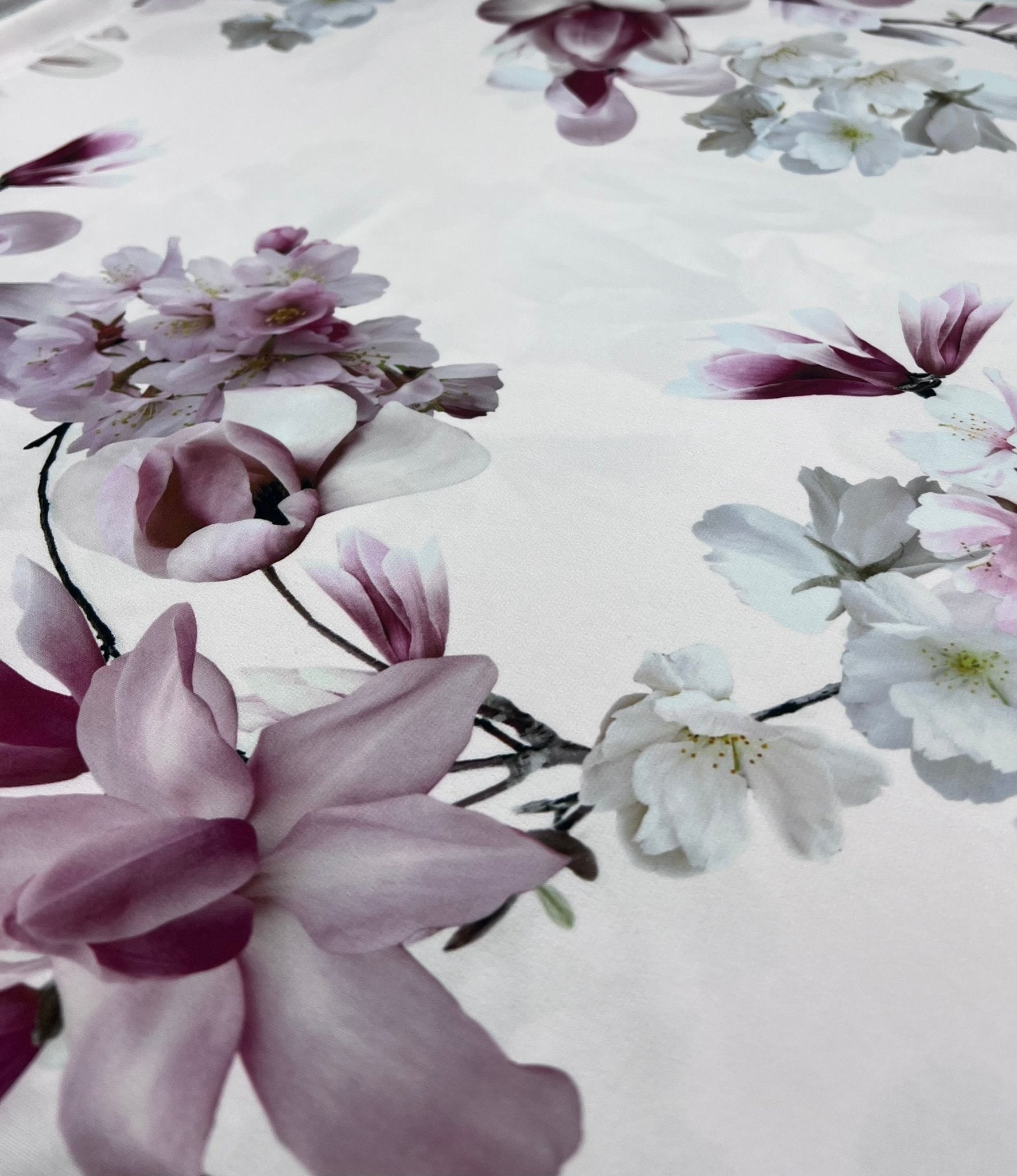 Soft Pink Floral ITY Fabric - T9 Fabrics