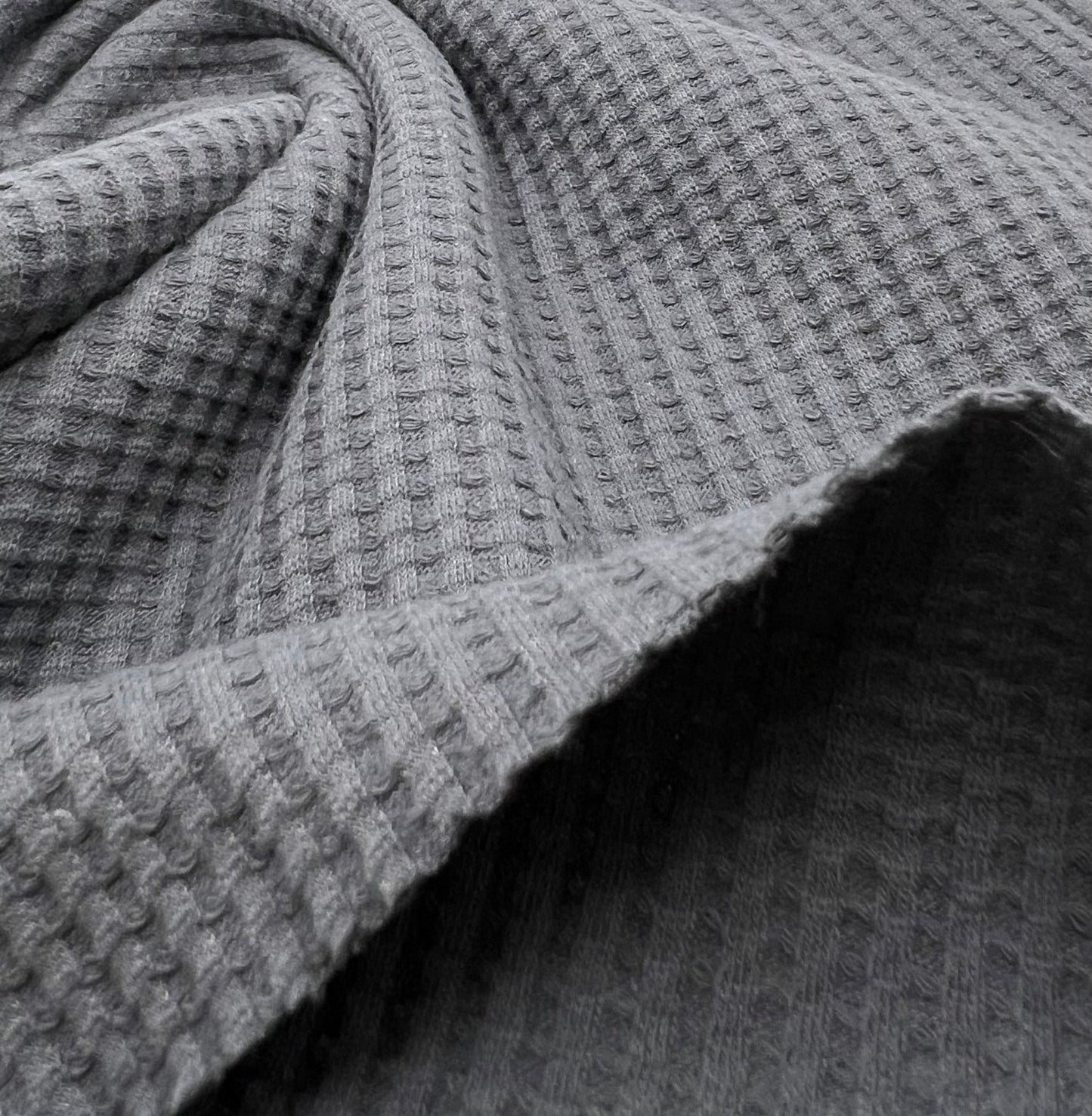 Soft Waffle Cotton Jersey Fabric 210 GSM 4 Way Stretch - T9 Fabrics