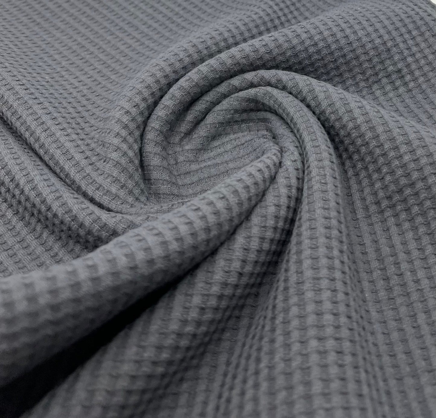 Soft Waffle Cotton Jersey Fabric 210 GSM 4 Way Stretch - T9 Fabrics