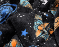 Space Age Cuddle Fleece Fabric Blanket Loungewear - T9 Fabrics
