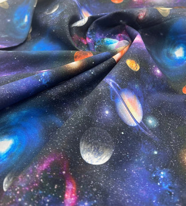 Space Universe Cotton 115 GSM 100% Cotton Fabric - T9 Fabrics