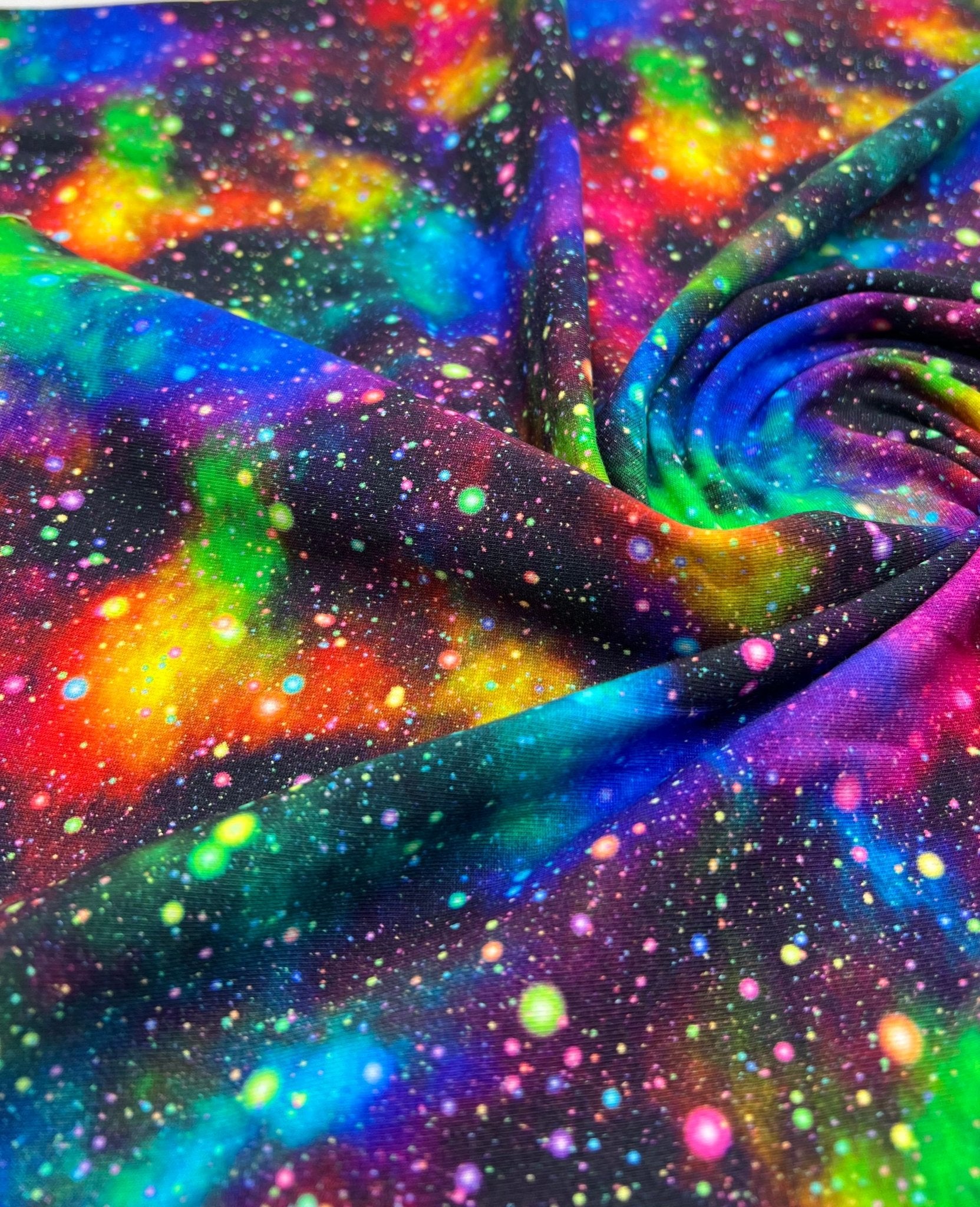 Speckled Galaxy Print Cotton Stretch Jersey 200 GSM 95/5 Lycra 4 Way Stretch - T9 Fabrics