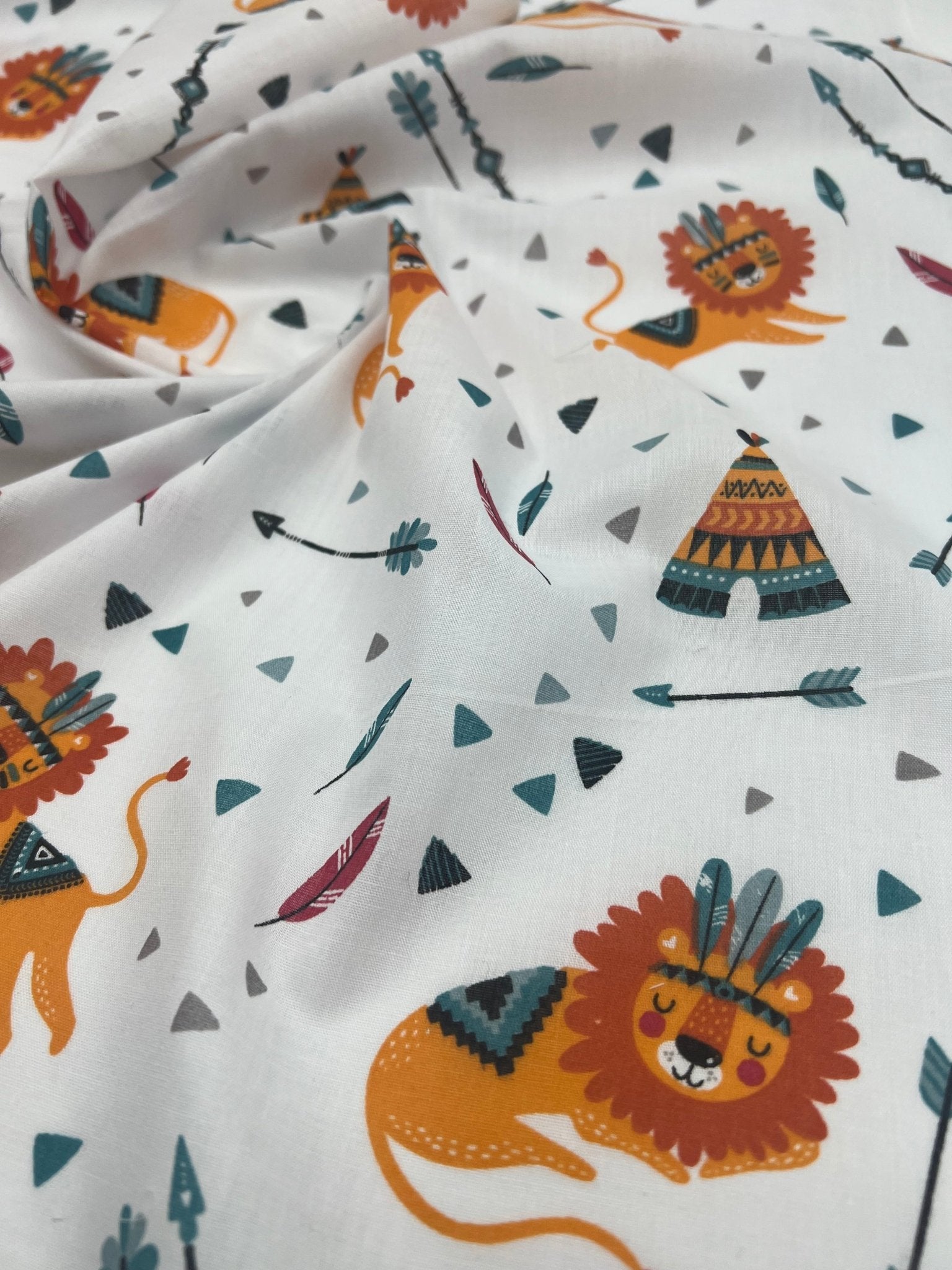 Spooky Halloween Printed Poly Cotton 90 GSM 80/20 44 Inch Non Stretch - T9 Fabrics