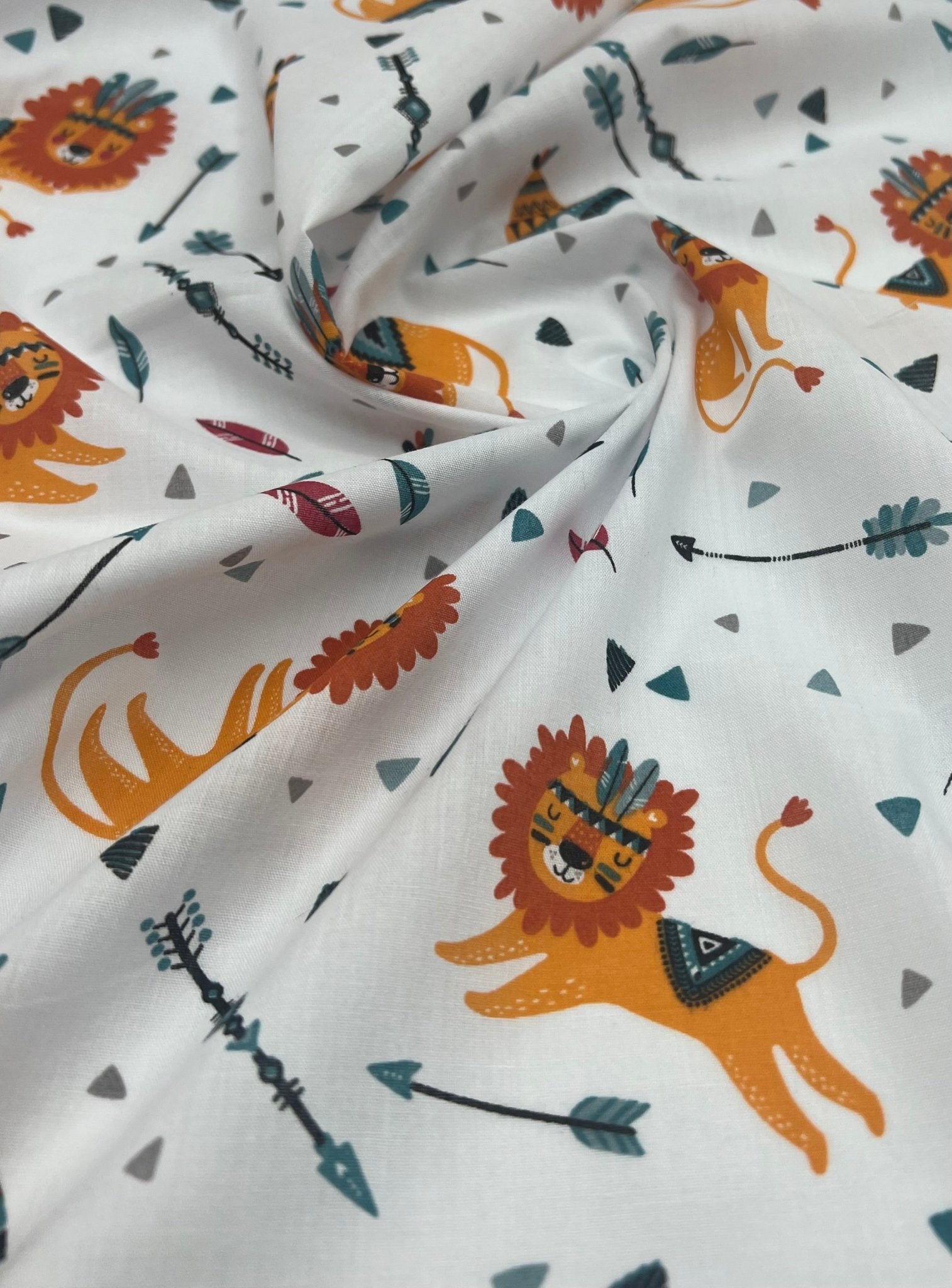 Spooky Halloween Printed Poly Cotton 90 GSM 80/20 44 Inch Non Stretch - T9 Fabrics