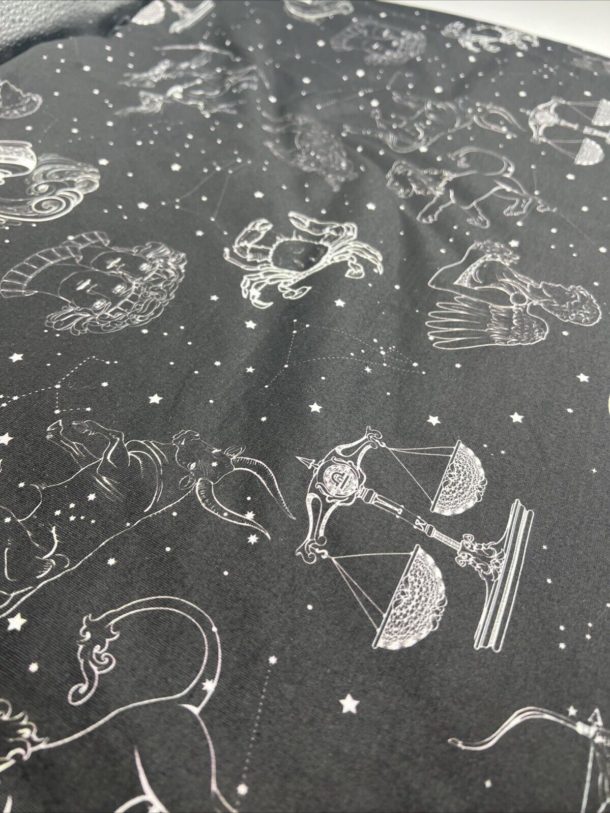 Star Sign Print Spun Poly Stretch Fabric - T9 Fabrics