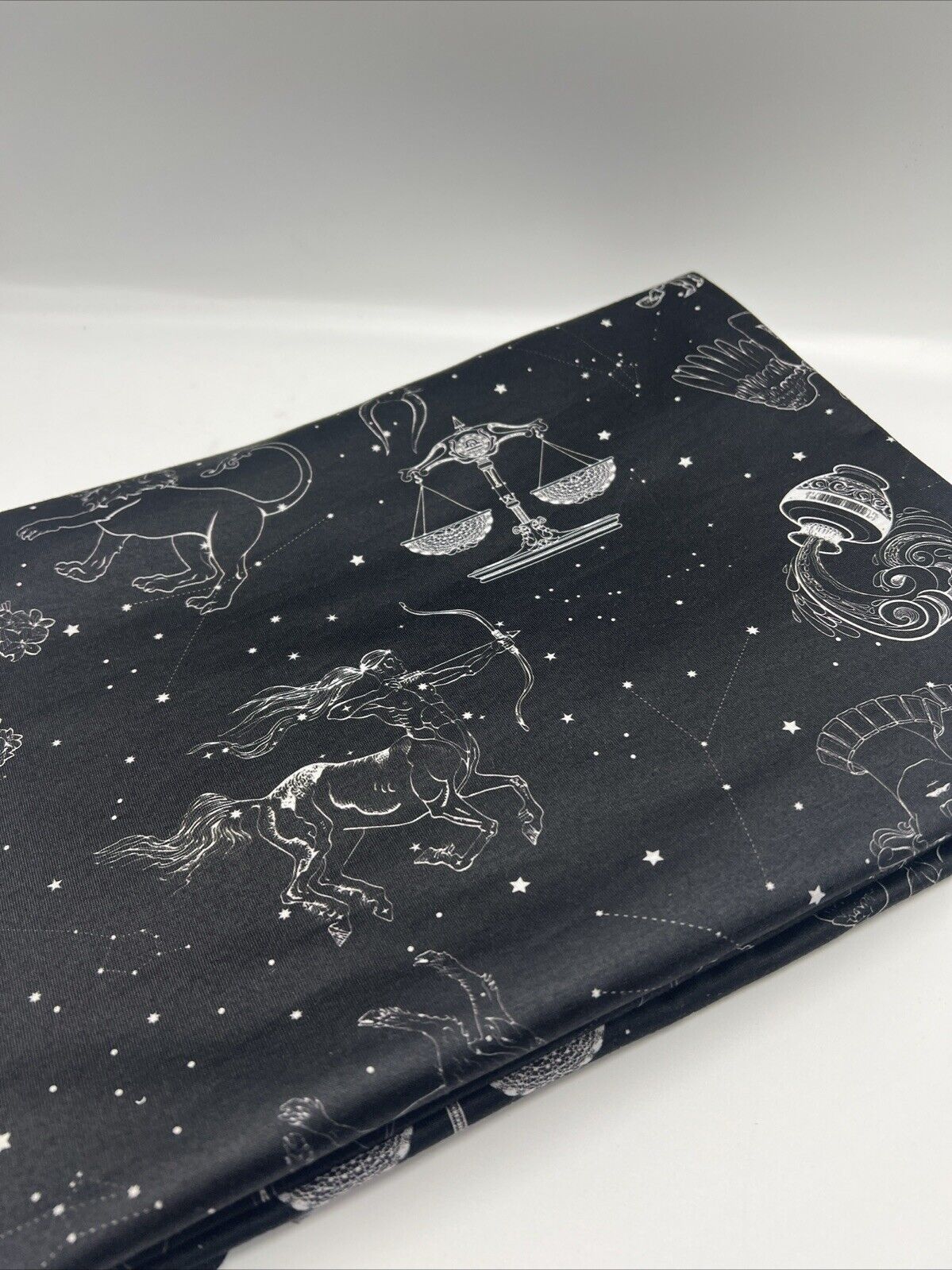 Star Sign Print Spun Poly Stretch Fabric - T9 Fabrics