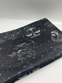 Star Sign Print Spun Poly Stretch Fabric - T9 Fabrics