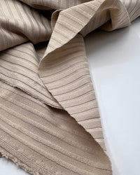 Stone 8x4 Wide Rib Stretch Fabric - T9 Fabrics