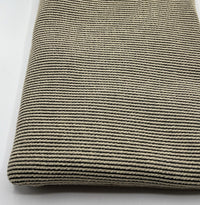 Stone & Black Crinkle Rib Stretch Fabric - T9 Fabrics