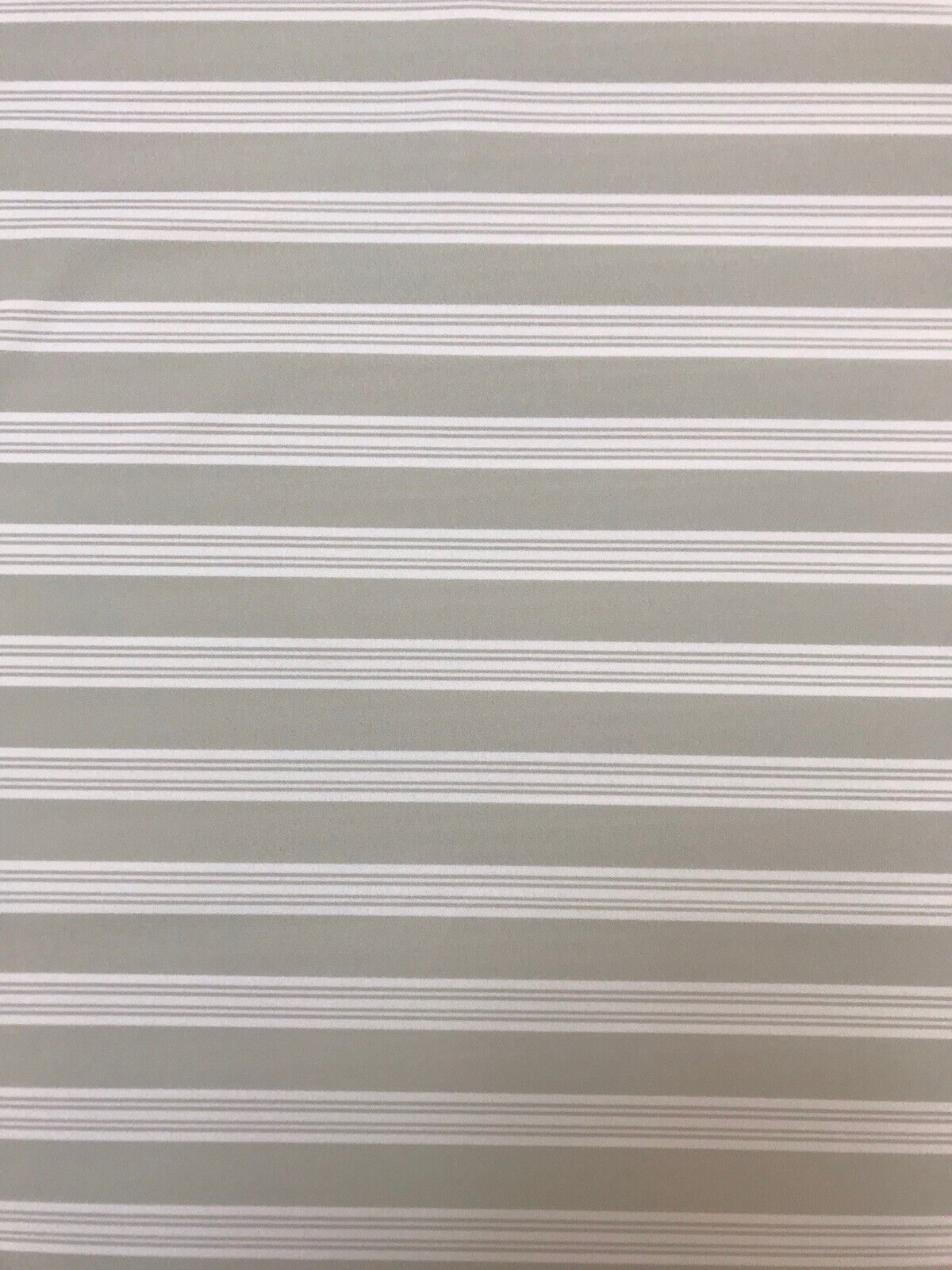 Stone & Ivory Stripe Printed Scuba Crepe Jersey Fabric 4 Way Stretch - T9 Fabrics