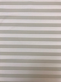 Stone & Ivory Stripe Printed Scuba Crepe Jersey Fabric 4 Way Stretch - T9 Fabrics