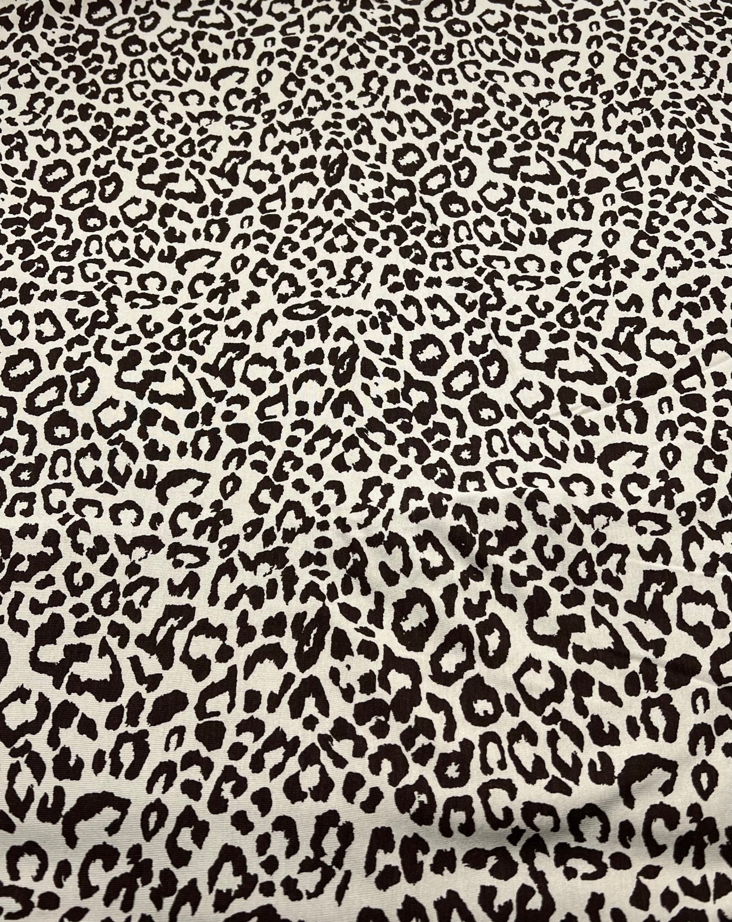 Stone Leopard Print Viscose Elastane Fabric - T9 Fabrics