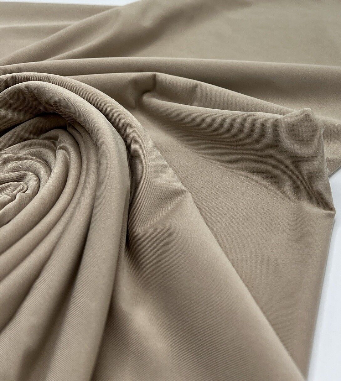 Stone Plain Soft Touch Stretch Fabric - T9 Fabrics