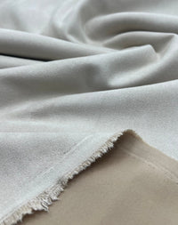 Stone Sand Scuba Suede Jersey Fabric 280GSM 2 Way Stretch - T9 Fabrics