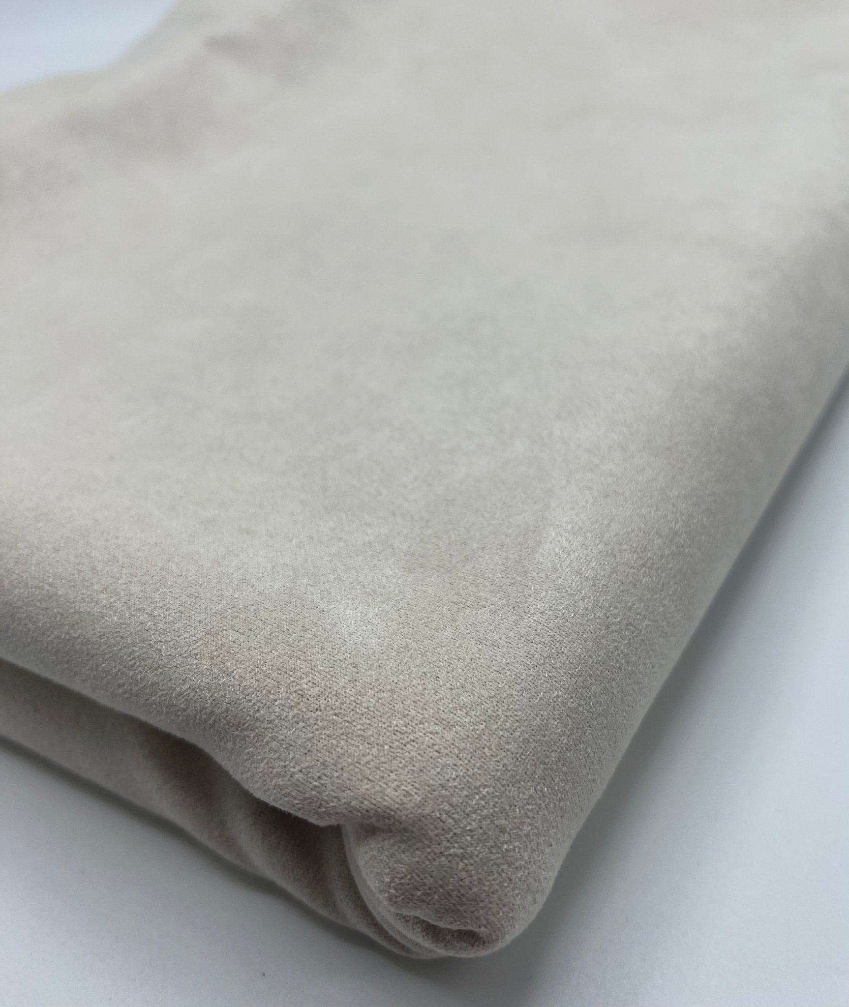 Stone Sand Scuba Suede Jersey Fabric 280GSM 2 Way Stretch - T9 Fabrics
