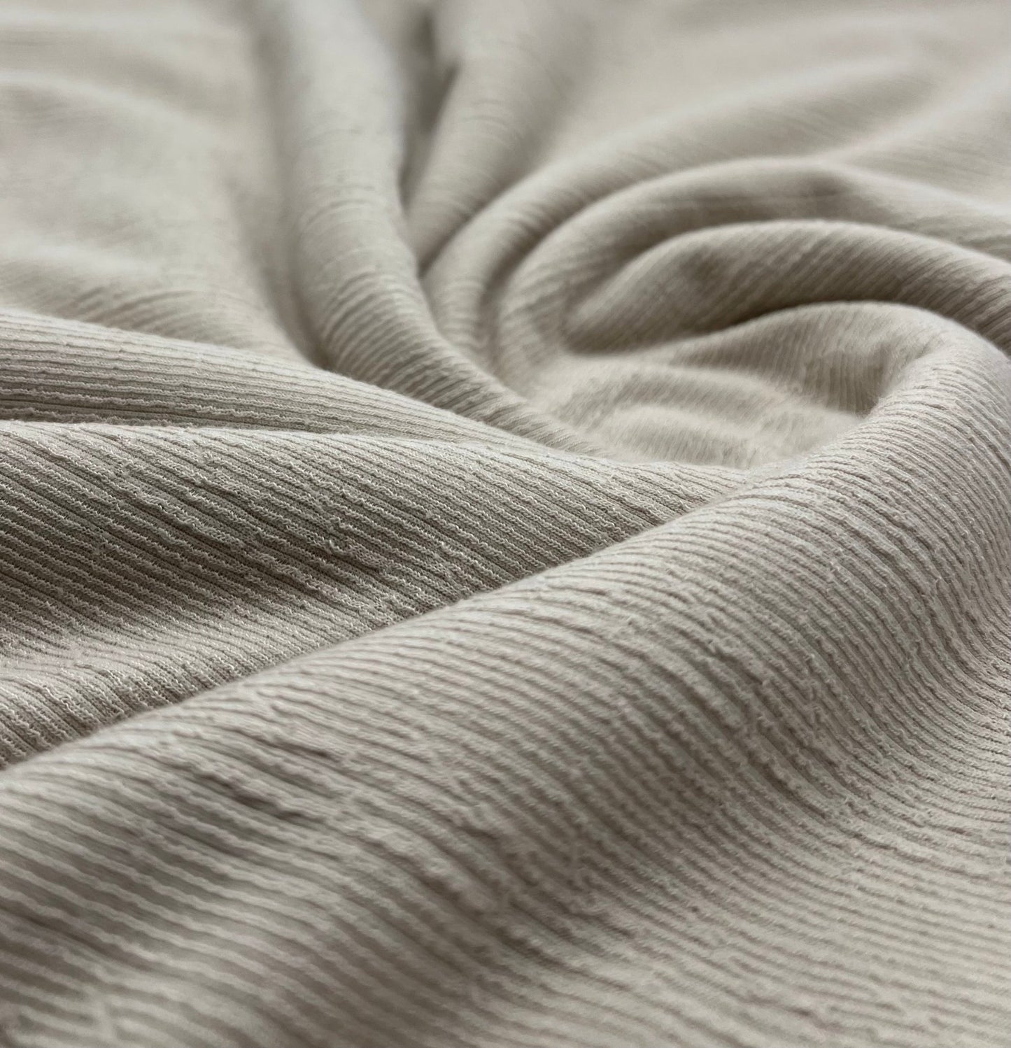 Stone Soft Striped Textured Stretch Fabric - T9 Fabrics