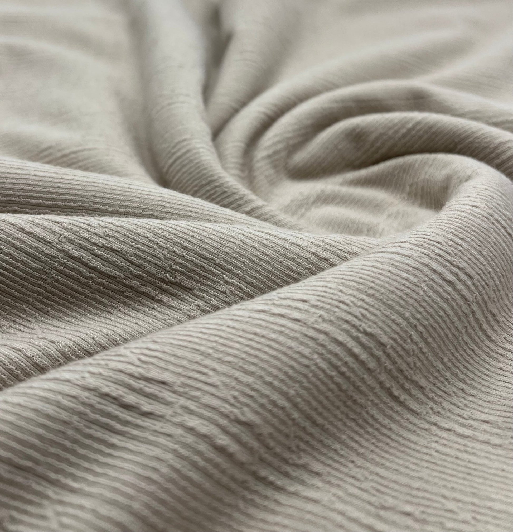 Stone Soft Striped Textured Stretch Fabric - T9 Fabrics