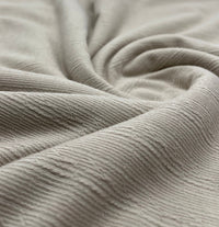Stone Soft Striped Textured Stretch Fabric - T9 Fabrics