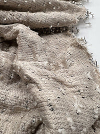 Stone Textured Hair Mesh Fabric Stretch - T9 Fabrics