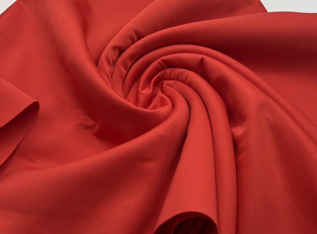 Strawberry/Red Plain Scuba Fabric - T9 Fabrics