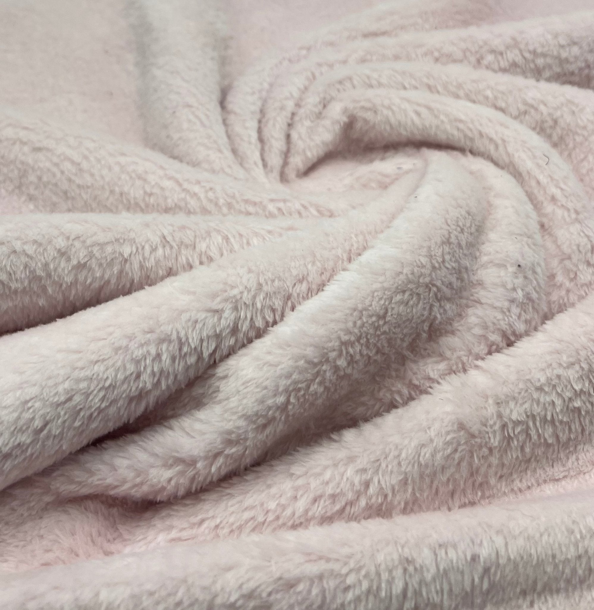 Super Soft Plain Cuddle Fleece Fabric Blanket Loungewear - T9 Fabrics
