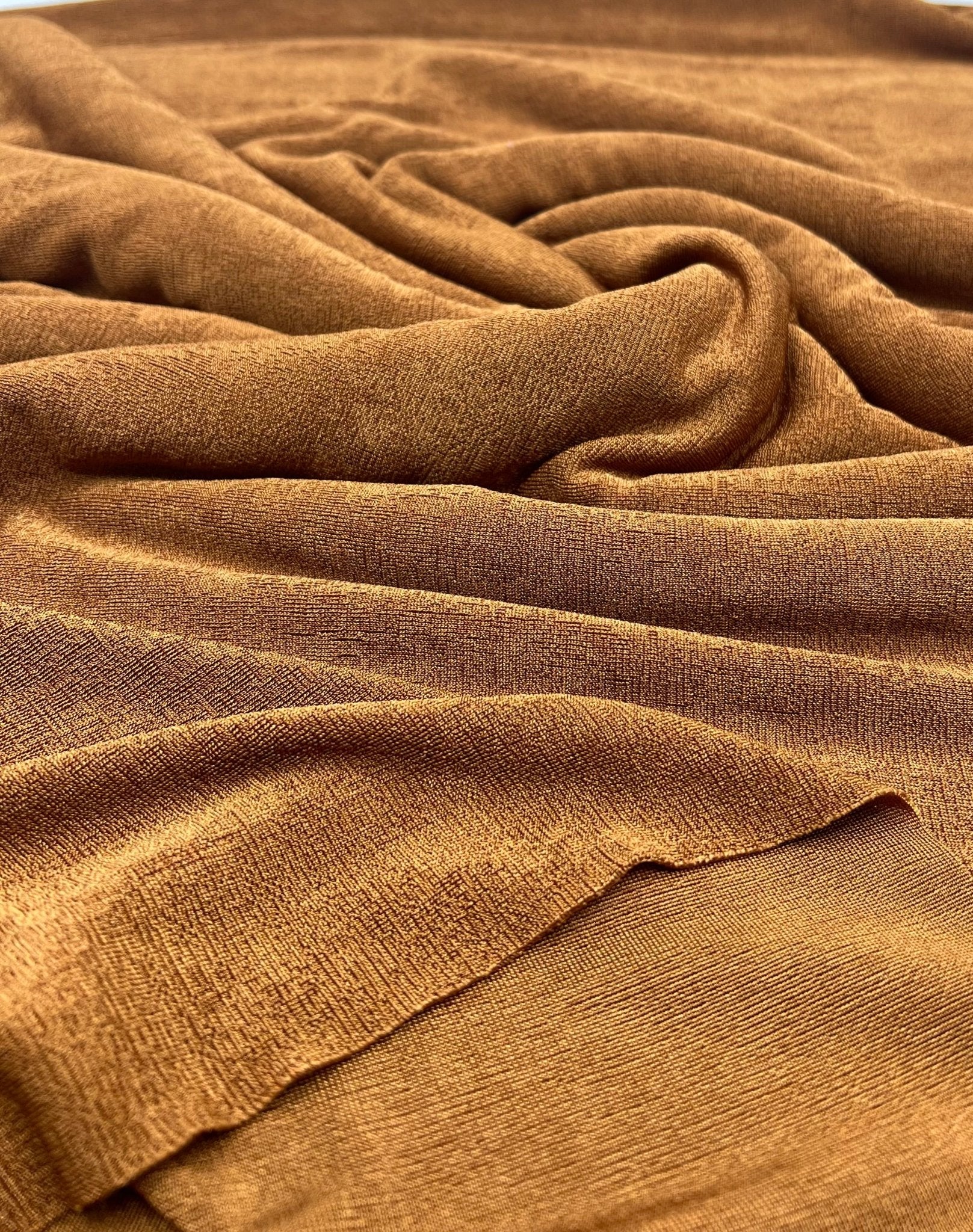 Tan Acetate Slinky 4 Way Stretch Fabric - T9 Fabrics