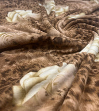 Tan Rose Super Soft Soft Touch 4 Way Stretch Fabric - T9 Fabrics