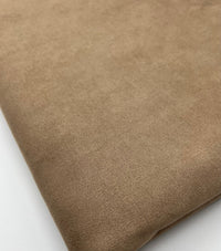 Tan Scuba Suede Jersey Fabric 4 Way Stretch - T9 Fabrics