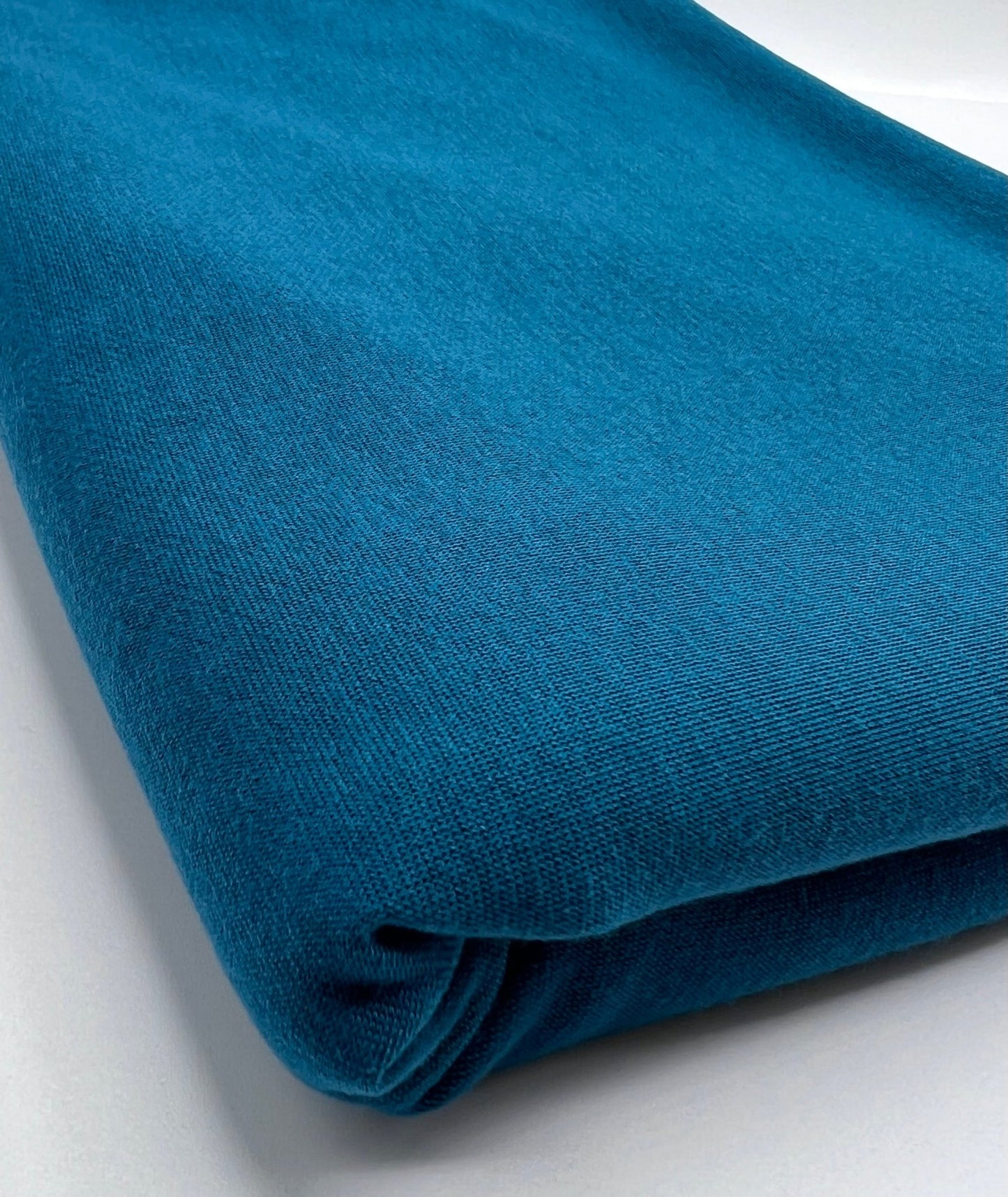 Teal Lightweight Stretch French Terry Loopback Fabric - T9 Fabrics